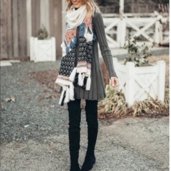 Rosie Nierra Thelma Tunic Gray NWT - Picture 3 of 6